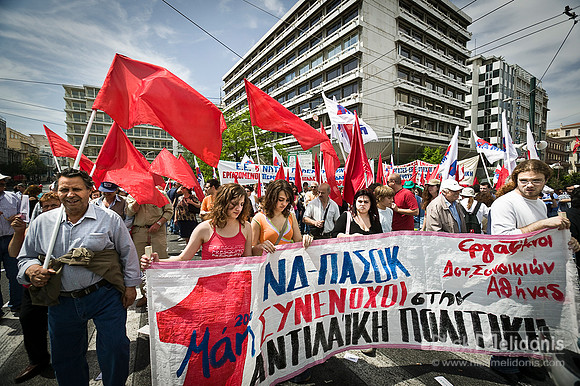 Protest march Athens