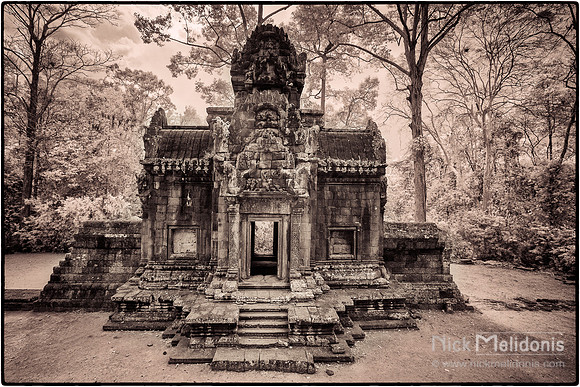 Infra Red Photo of Temple