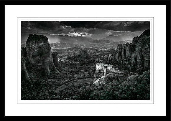 Roussanou Monastery and spires, Meteora