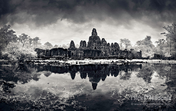 Bayon Temple after storm