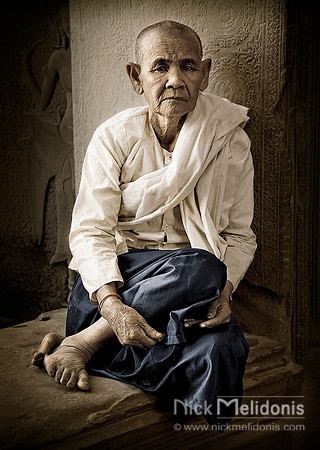 Monk at Angkor Wat 1